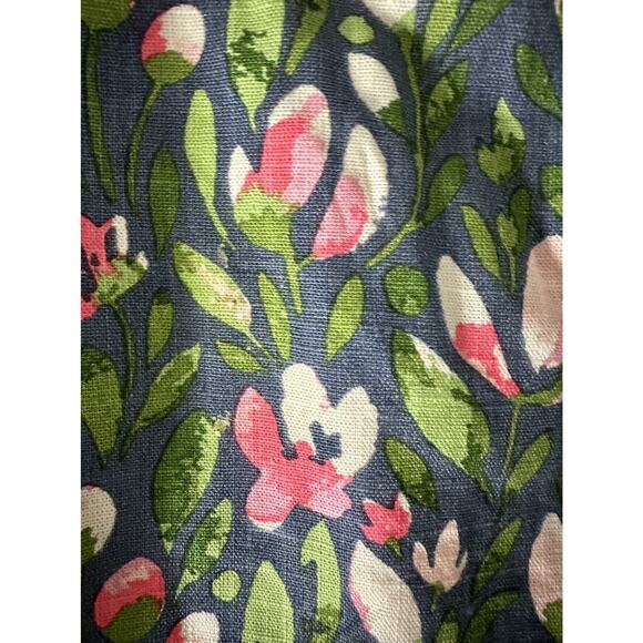 NEW SweetHoney Sleeveless Linen Molly Dress Parade Floral Blue Green Pink Spring - Picture 4 of 9